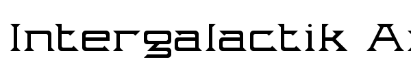 Intergalactik Airlines font preview